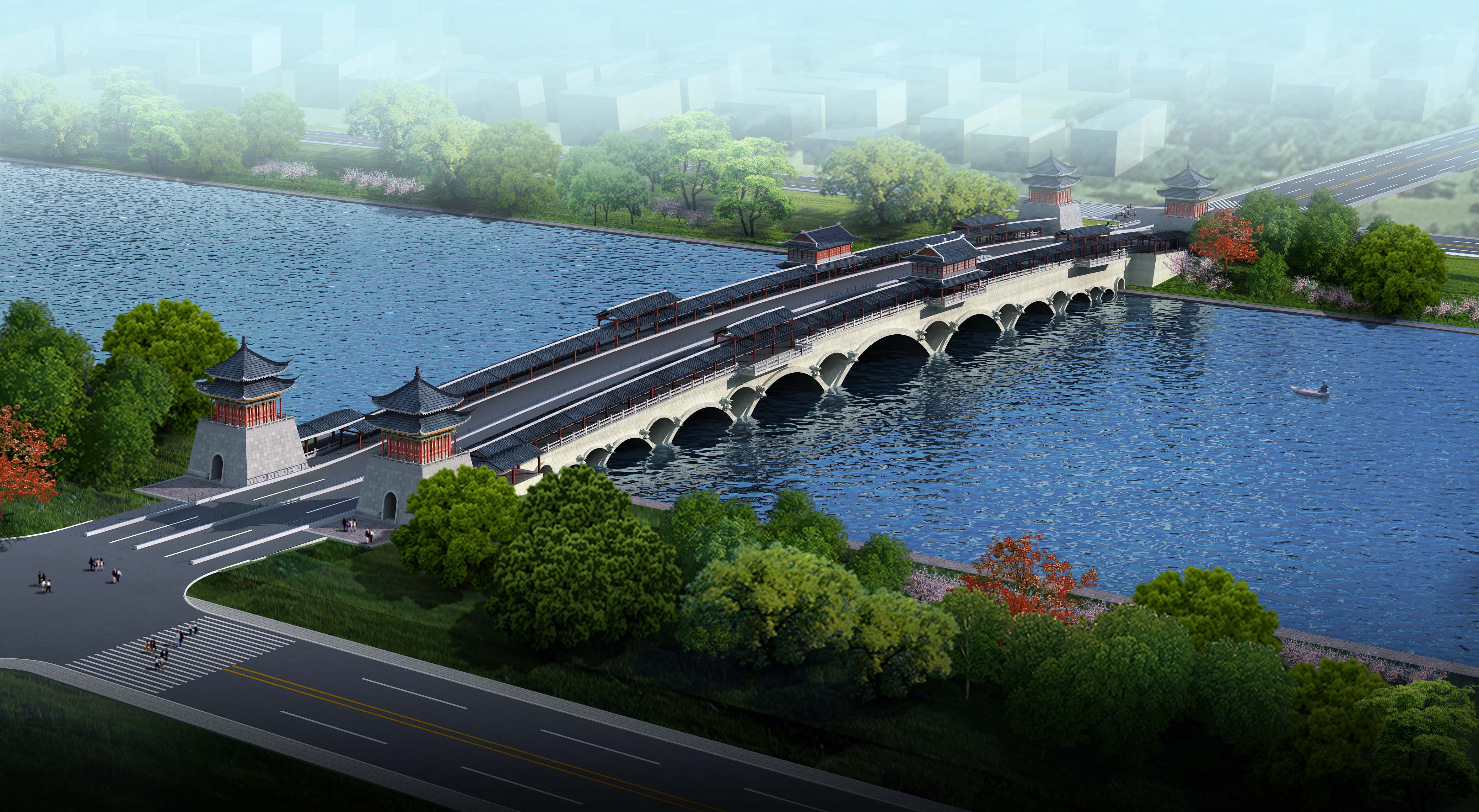 曲阜大沂河興華橋工程設(shè)計(jì)