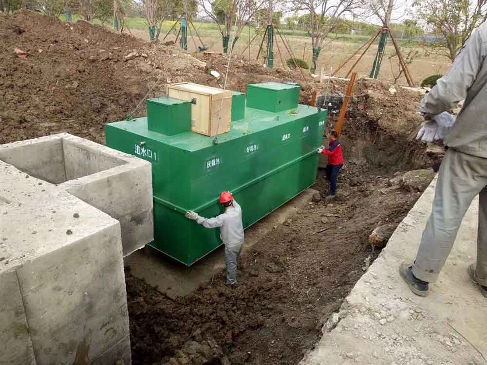 一體化污水處理設備現(xiàn)場安裝
